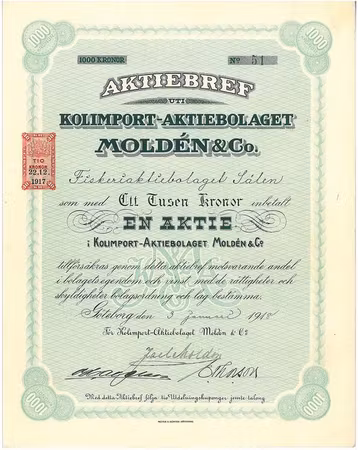 Kolimport- AB Moldén & Co.