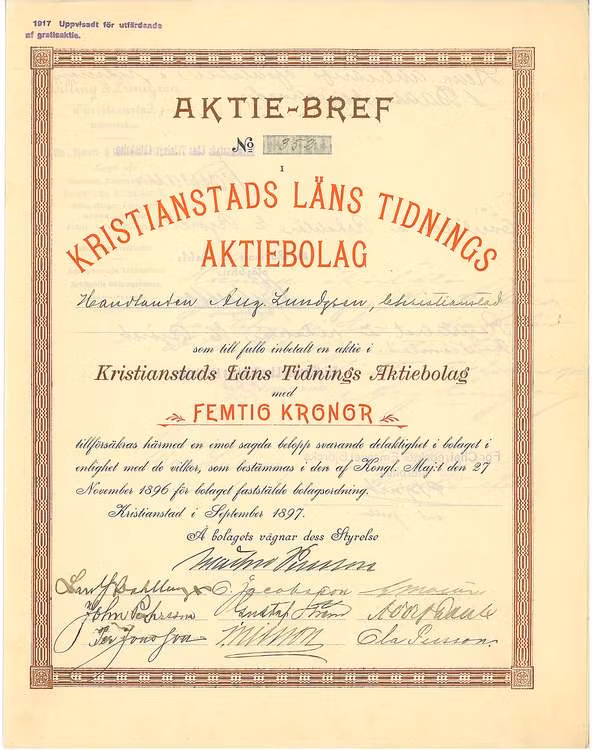 Kristianstads Läns Tidnings AB