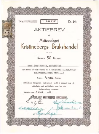 Kristinebergs Brukshandel, AB