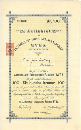 Impregnerings-Fabriken Svea, AB