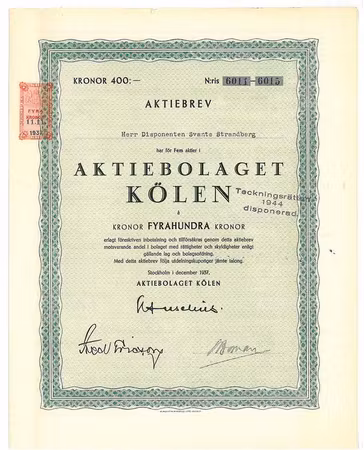 Kölen, AB
