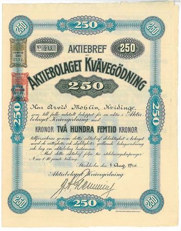 Kvävegödning, AB, 250 kr