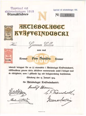 Kväfveindustri, AB