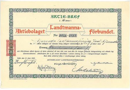 Landtmanna förbundet,  AB