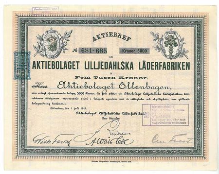 Lilljedahlska Läderfabriken, AB
