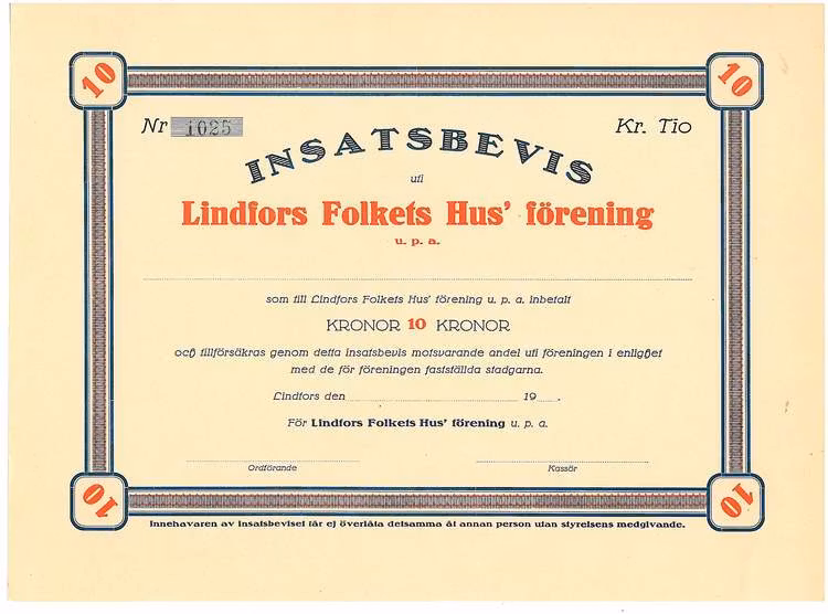 Lindfors Folkets Hus förening