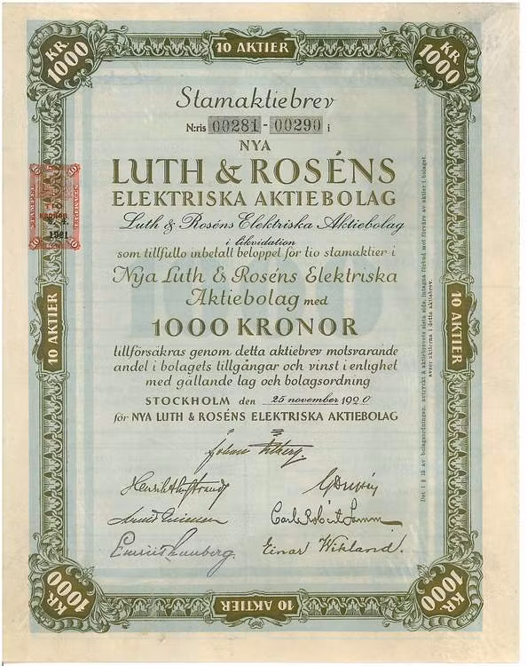 Nya Luth & Rosens Eletriska AB