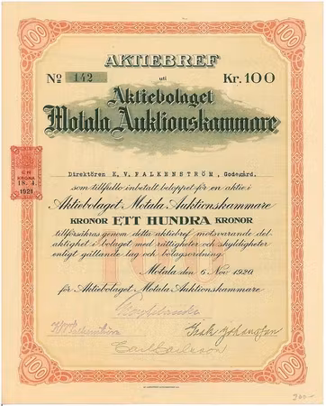 Motala Auktionskammare, AB
