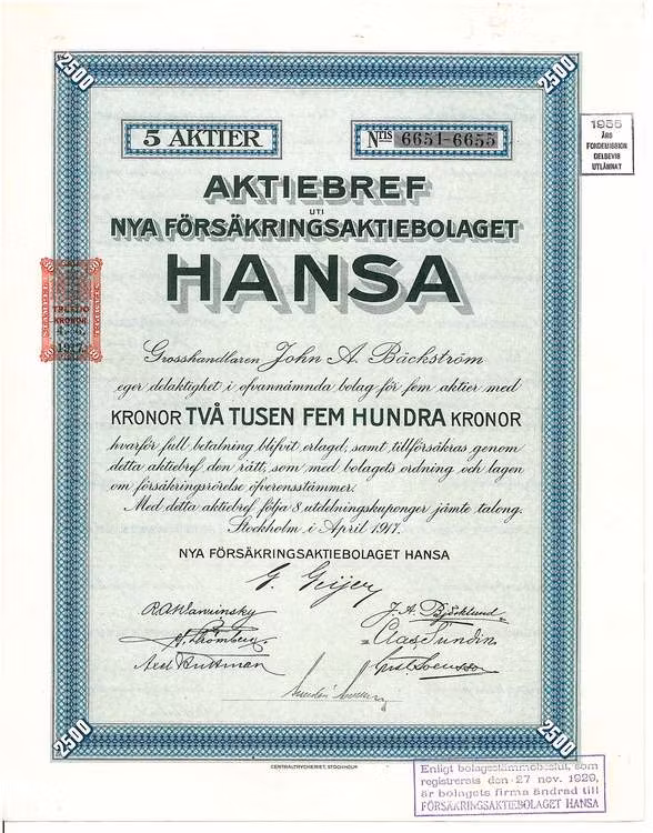 Nya Försäkrings AB Hansa