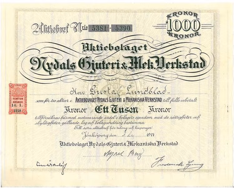 Nydals Gjuteri & Mek. Verkstad, AB
