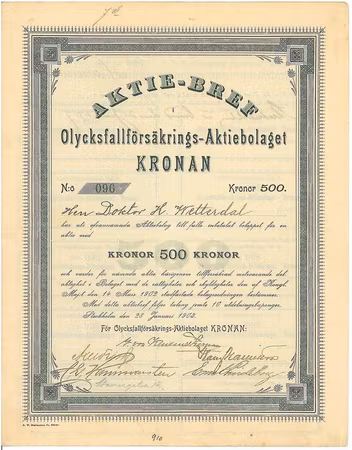 Olycksfalls försäkrings  AB Kronan