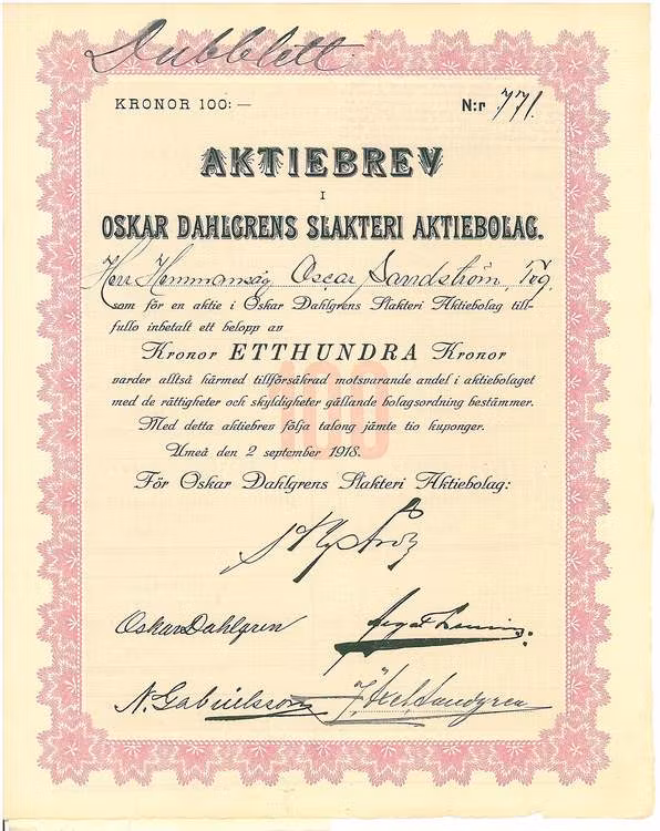 Oscar Dahlgrens Slakteri AB