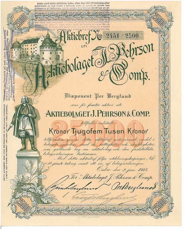 Pehrson & Comp, AB J.