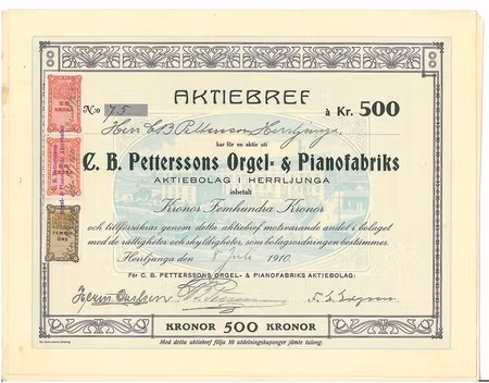 Petterssons Orgel-& Pianofabriks, AB