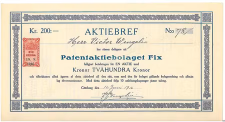 Patent AB Fix