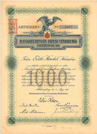 Bankirfirman Ernst Lindberg