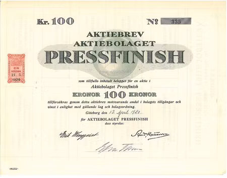 Pressfinish, AB