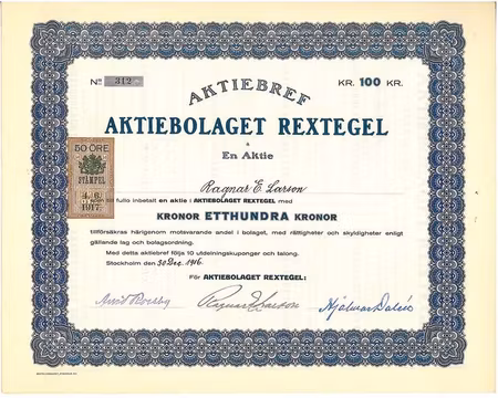 Rextegel, AB