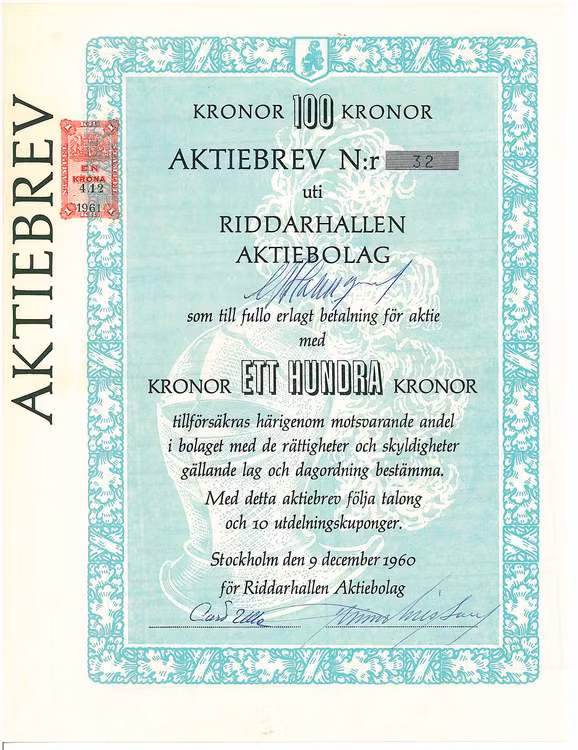 Riddarhallen AB