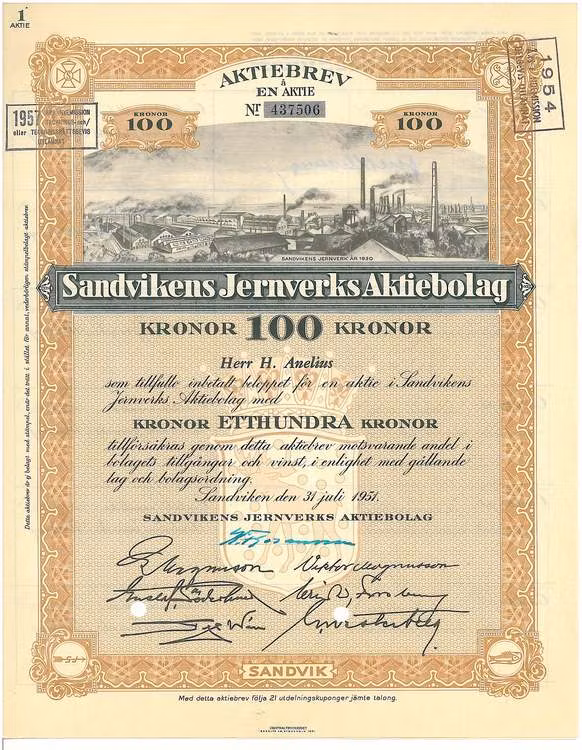 Sandvikens Jernverks AB, 1951