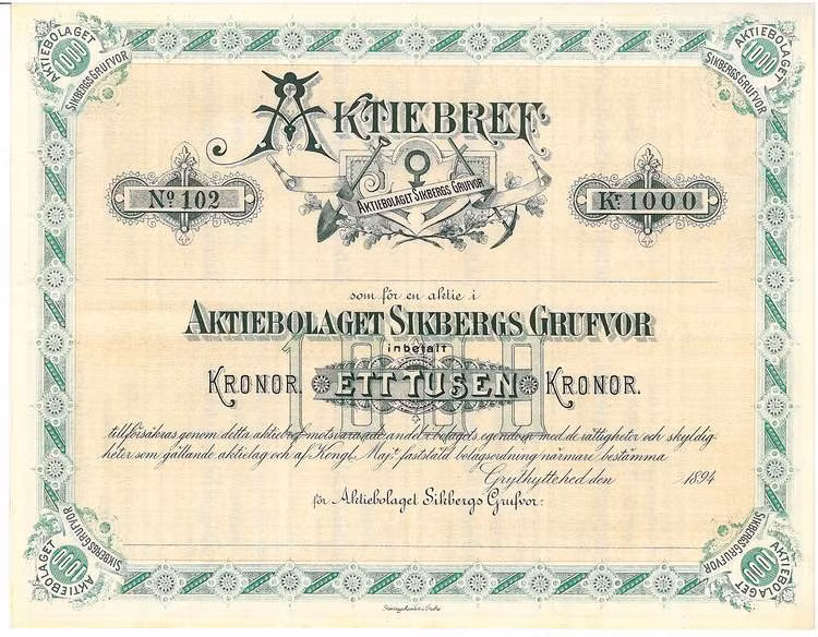 Sikbergs Grufvor, AB