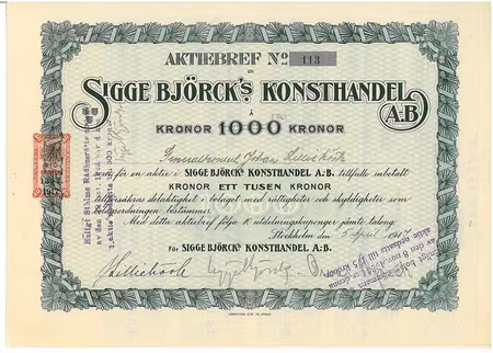 Sigge Björks Konsthandel AB