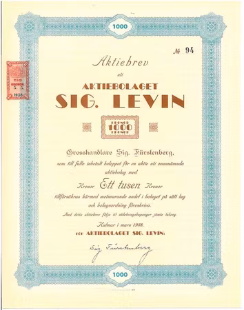 Sig. Levin, AB