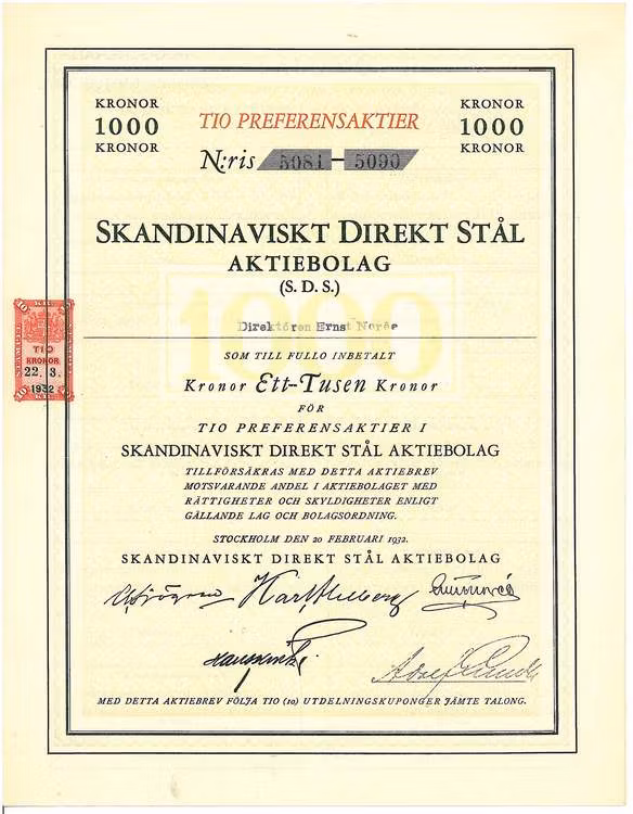 Skandinaviskt Direkt Stål AB (SDS