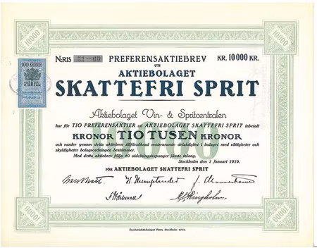 Skattefri Sprit, AB