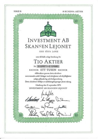Investment AB Skansen Lejonet