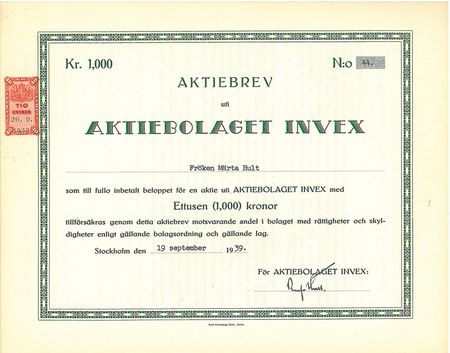 Invex, AB