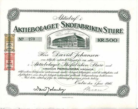 Skofabriken Sture, AB