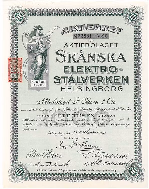 Skånska Elektrostålverken, AB