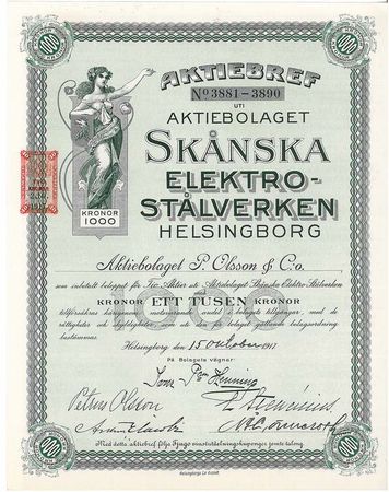 Skånska Elektrostålverken, AB