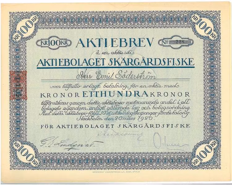 Skärgårdsfiske, AB