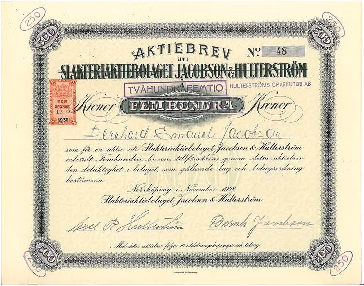 Slakteri AB Jacobson & Hulterström