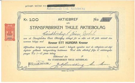Stansfabriken Thule AB
