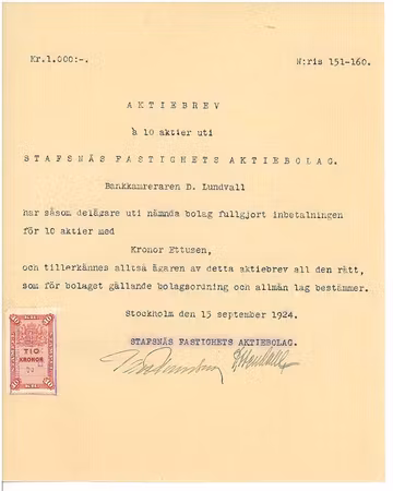 Stafsnäs Fastighets AB