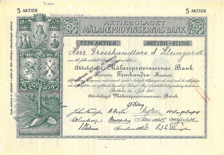 Mälareprovinsernas Bank, AB