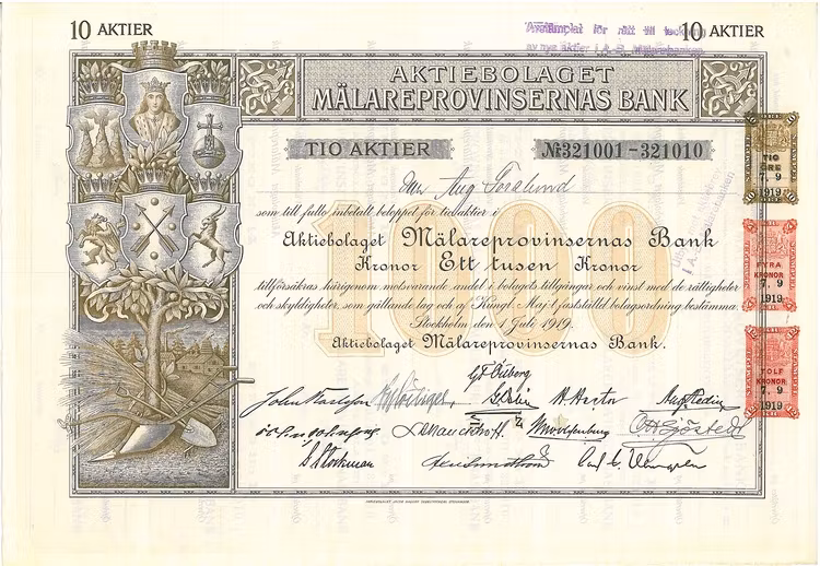 Mälareprovinsernas Bank, AB