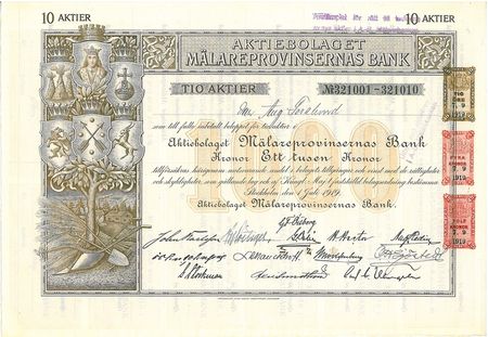 Mälareprovinsernas Bank, AB