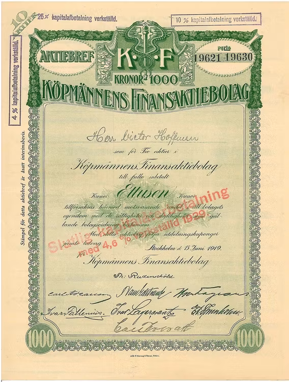 Köpmännens Finans AB