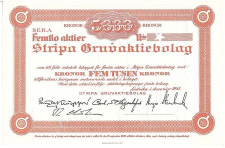 Stripa Gruva, AB