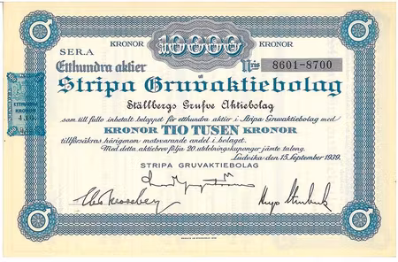 Stripa Gruva, AB