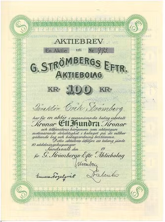 Strömberg Eftr. AB, G.