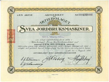 Svea Jordbruksmaskiner, AB