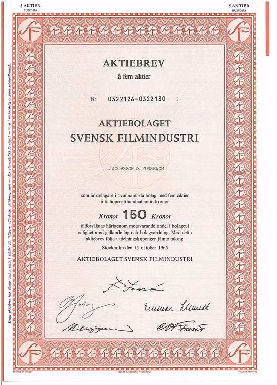 Svensk Filmindustri, AB SF