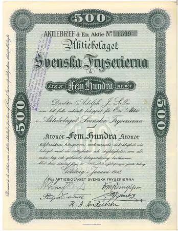 Svenska Fryserierna, AB