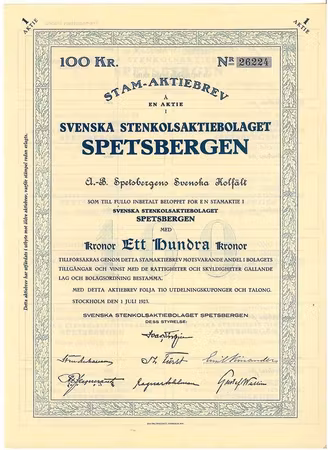 Svenska Stenkols AB Spetsbergen