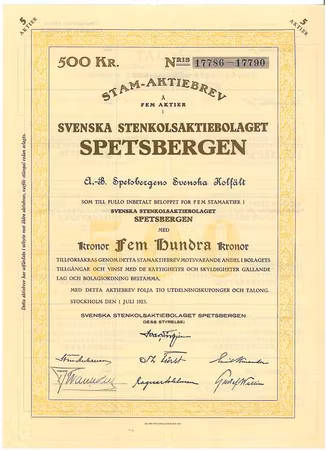 Svenska Stenkols AB Spetsbergen